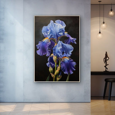 Iris Flowers Painting